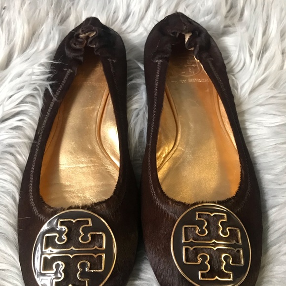 Tory Burch flat real fur size 8 - Picture 11 of 16